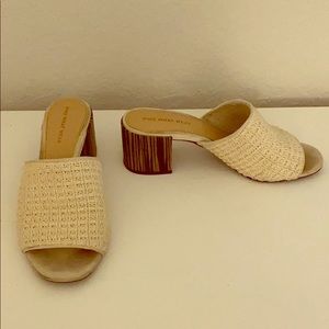 Cream heeled sandals!